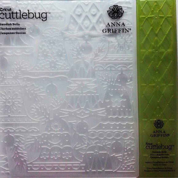 Cuttlebug Anna Griffin SWEDISH BELLS Embossing folder & border set - Picture 5 of 5